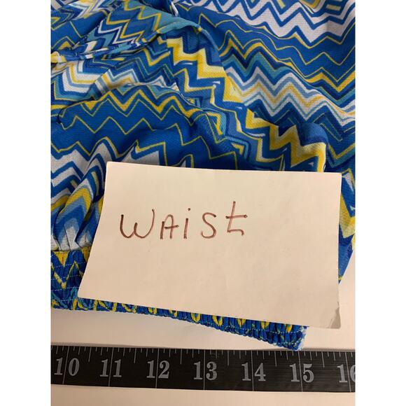 INC Blouse Chevron Print Babydoll Boho Whimsical Womens SZ XL - Picture 6 of 8